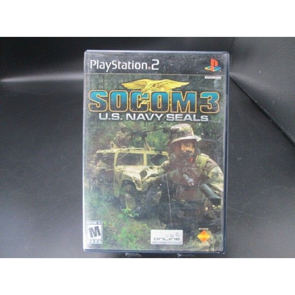 SOCOM 3: U.S. Navy SEALs (Sony PlayStation 2, 2005) CIB